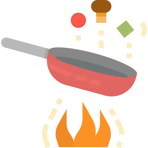 Ícono de cocina con cariño