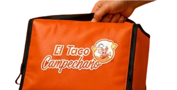 Bolsa térmica de entrega El Taco Campechano